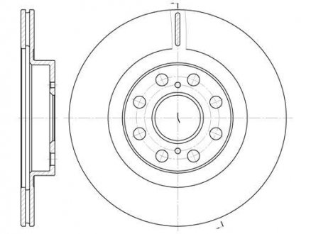 Тормозной диск ROADHOUSE 696110 (фото 1)