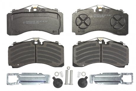 Комплект тормозных накладок, Haldex 22,5 145916174801 - Axle B9-22S01 Brake SBS2220 K0 SAF 3057000600 (фото 1)