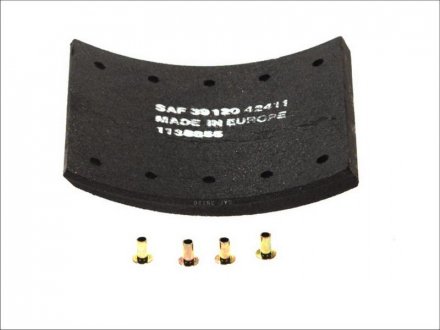 Комплект накладок тормозных SNF420x180mm (19032 00 19191) SAF 3057391200 (фото 1)