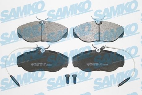 Колодки передние SAMKO 5SP493 (фото 1)