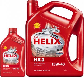 Масло моторное Helix HX3 15W-40 (1 л) SHELL 550039969 (фото 1)
