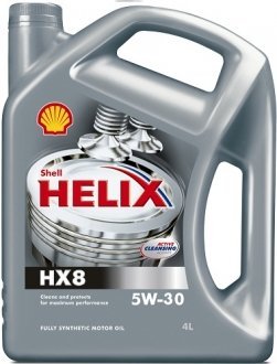 Олія моторна Helix HX8 Synthetic 5W-30 (4 л) SHELL 550040422 (фото 1)