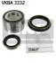 SKF NISSAN Подшипник ступицы задн.PATROL 2.8TD-4.2D VKBA 3332