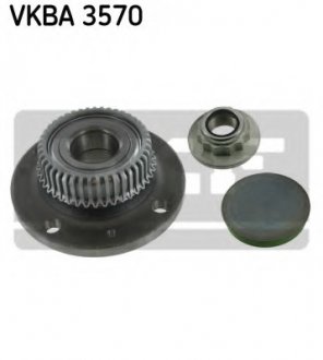 Подшипник ступицы, комплект SEAT/VW Caddy "R "1,4/1,9L "95-04 SKF ="VKBA3570" (фото 1)