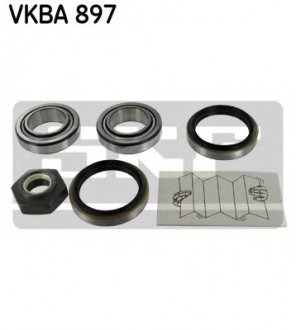 Комплект підшипників роликових конічних SKF VKBA 897 (фото 1)