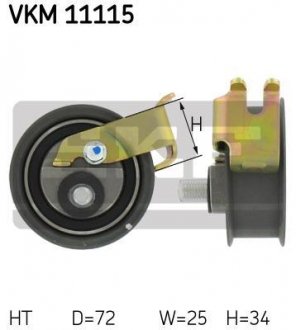 Натяжний ролик SKF VKM 11115 (фото 1)