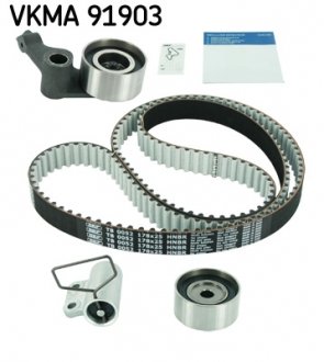Ремень ГРМ, комплект (ролики + ремень) SKF VKMA 91903