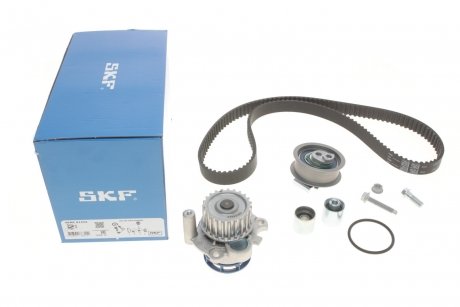 Комплект ГРМ, пас+ролик+помпа SKF VKMC 01222