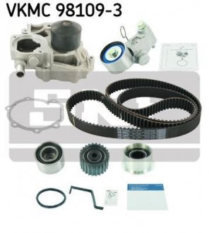 Комплект (ремінь+ролик+помпа) SKF VKMC 98109-3 (фото 1)