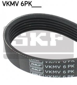 Ремень поликлиновый 6PK1590 SKF VKMV 6PK1590