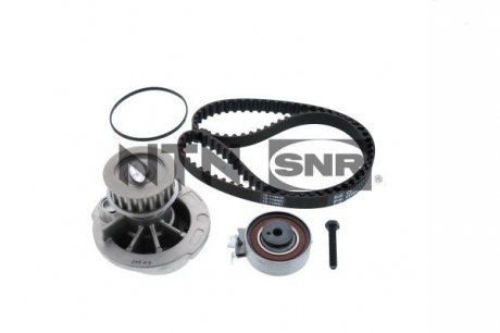 Комплект ГРМ, пас+ролик+помпа SNR NTN KDP453.022 (фото 1)