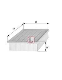 Фильтр воздушный MB 2,0-2,2 "93-96 SOFIMA ="S2920A"