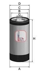Фільтр паливний SOFIMA S 3572 R