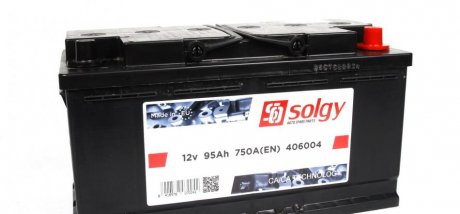 Стартерна батарея (акумулятор) SOLGY 406004