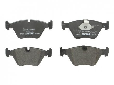 Комплект тормозных колодок из 4 шт. дисков TEXTAR 2199003 (фото 1)