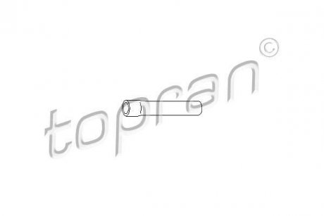Патрубок системы охлаждения TOPRAN / HANS PRIES 101 035 (фото 1)