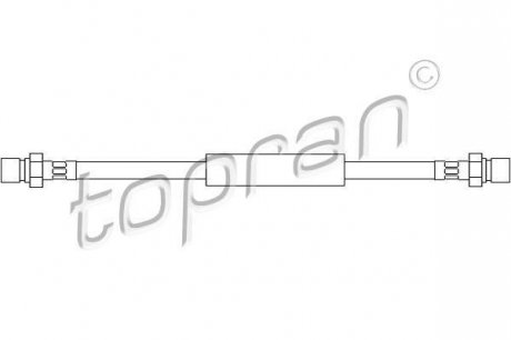 Тормозной шланг TOPRAN / HANS PRIES 103358
