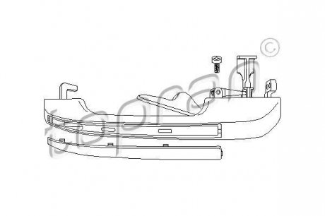 Ручка дверна TOPRAN / HANS PRIES 104178