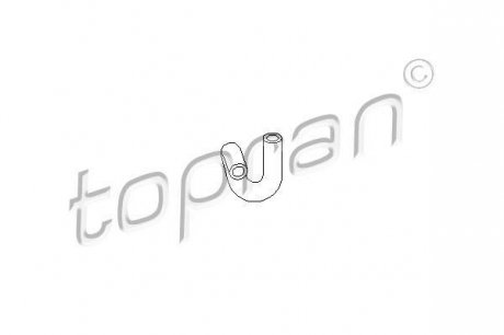 Шланг радіатора (система охолодження) TOPRAN / HANS PRIES 107304 (фото 1)