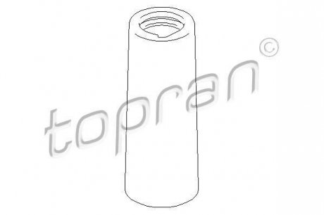 Пильник амортизатора (Термопласт.162 мм) TOPRAN / HANS PRIES 107649