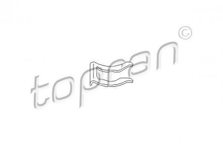 Кронштейн, тормозной шланг. TOPRAN / HANS PRIES 108716