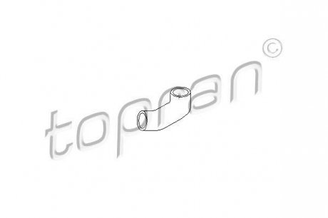 Шланг резиновый сист. охлажденный. TOPRAN / HANS PRIES 205 720 (фото 1)