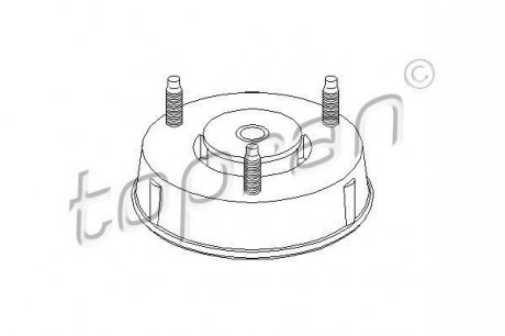 Опора амортизатора, 2.0-2.4DI TOPRAN / HANS PRIES 302 358 (фото 1)