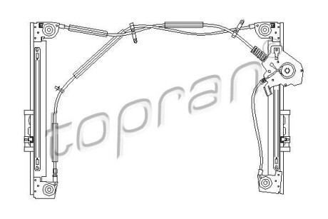 Window lifter TOPRAN / HANS PRIES 501832 (фото 1)