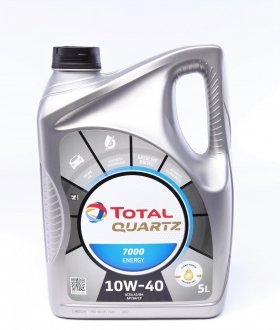 Масло моторное Quartz 7000 Energy 10W-40 (5 л) TOTAL 201537