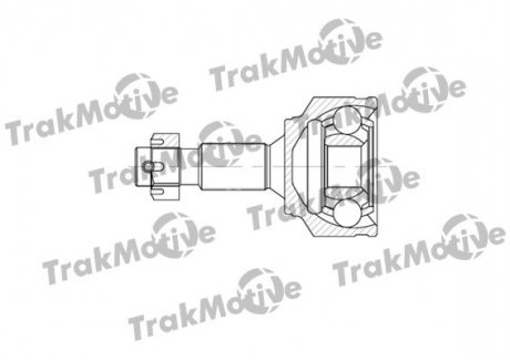 PEUGEOT ШРКШ зовнішній к-кт 28/34 зуб.407 1.8/2.0/2.2/3,0 04-,Citroen C5 08- Trakmotive 40-0562 (фото 1)