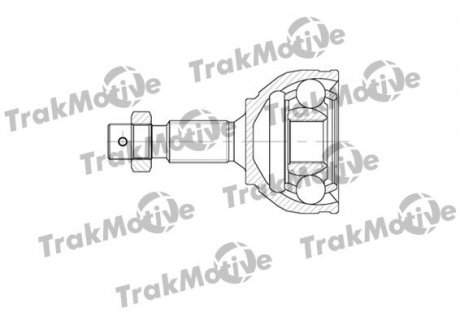 CITROEN ШРКШ зовнішній к-т 39/28 зуб. C5 III 1.6 THP 155 09-, JUMPY (VF7) 2.0 HDi 95 11-16, PEUGEOT 308 CC 1.6 09-14, 508 I 2.0 HDi 10-18, FIAT SCUDO 2.0 D 07-, TOYOTA PROACE 2.0 D4d 16- Trakmotive 40-0571