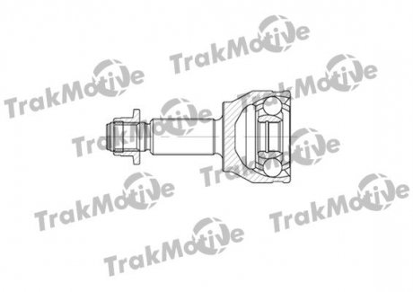 FORD ШРКШ зовнішній к-кт 25/20 зуб. Fiesta,Fusion 1.4TDCi 01- Trakmotive 40-0580 (фото 1)