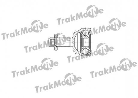 VW ШРКШ зовнішній к-кт 20/26 зуб.Audi A2,Lupo 1.2TDI 99- Trakmotive 40-0736