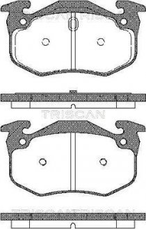 Колодки гальмівні задні TRISCAN 811025001