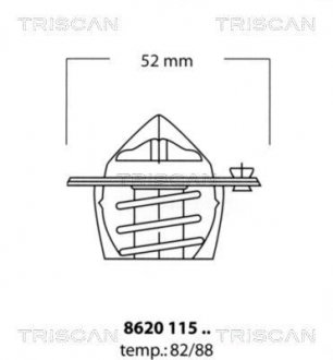 Термостат TRISCAN 862011582