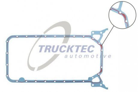 Прокладка поддона OM601, 2.3D TRUCKTEC 02.10.100