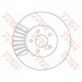 Тормозной диск TRW DF4147 (фото 1)