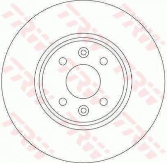 Тормозной диск TRW DF4255 (фото 1)