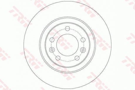 Тормозной диск TRW DF6134 (фото 1)