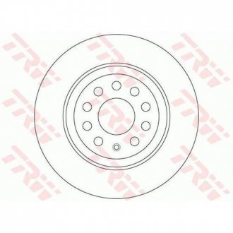 Тормозной диск TRW DF6504
