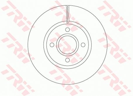 Тормозной диск TRW DF6509 (фото 1)
