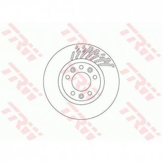 Тормозной диск TRW DF6657 (фото 1)