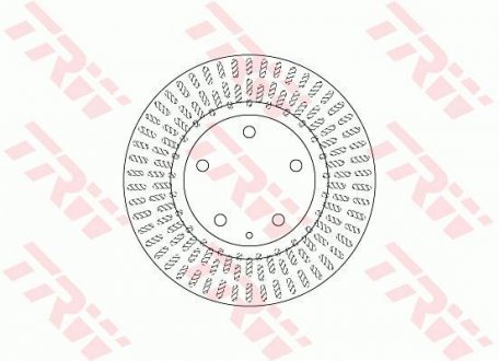 Тормозной диск TRW DF6670
