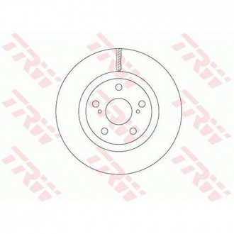 Тормозной диск TRW DF6675 (фото 1)