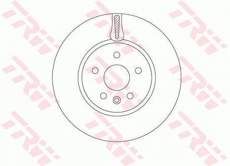 Тормозной диск TRW DF6820 (фото 1)