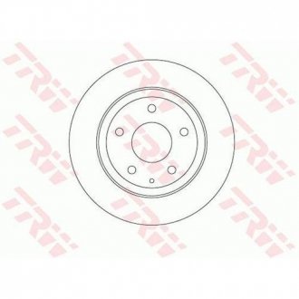 Тормозной диск TRW DF8115