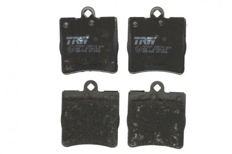 Колодки тормозные дисковые, задние, 2.0-2.2CDI TRW GDB1545 (фото 1)