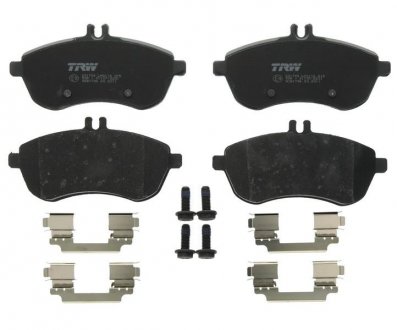 Колодки тормозные дисковые передние, MB C (W204), E (W212), 07- TRW GDB1736 (фото 1)