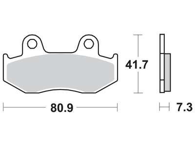 Гальмівні колодки TRW MCB534