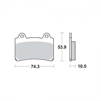 Тормозные колодки TRW MCB559